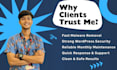 provide expert monthly wordpress maintenance, security and analysis
