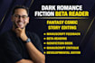 beta read dark romance fiction beta reader fantasy comic story editing