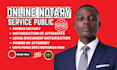 do UK US notary service notarize legal documents usps form 1583 online notary