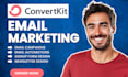 setup convertkit email sequence convertkit newsletter kit landing page design
