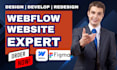 develop webflow website design figma to webflow website design webflow website