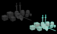 do 3d model retopology and uv mapping 3d character modeling, model fix texturing