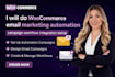 setup woocommerce email automation email campaign email workflow integration