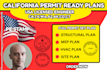 california permit drawing, permit ready plan, deck permit, structural plan,mep