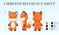 design custom plushie reference sheet stuffed animal oc plush toy ych tech pack
