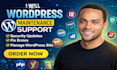 wordpress maintenance support security updates fix errors manage wordpress site