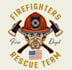 create custom firefighter badge and rescue logo