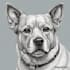 draw custom pet portrait in line art vector illustration