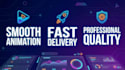 create saas explainer video with motion graphics animation