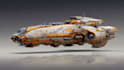 draw high quality spaceship concept
