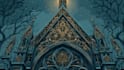 create a beautiful gothic ornamented illustration