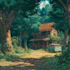 draw anime background, 2d environment, landscape