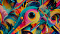 create magical abstract art, psychedelic, surrealism, cubism