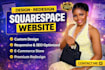 build squrespace website, design or redesign squarespcace website development