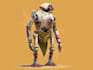 create stunning futuristic robot character art