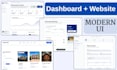 build modern web app or business website with dashboard