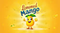 do unique mango juice lemoned mascot logo design