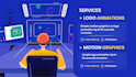 create motion graphics and logo aniamtion ads for your brand