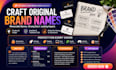 craft original brand names for startups and ecommerce