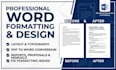 professionally edit, format, and design your microsoft word document