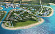 visualize waterfront island,community master plan,urban development,aerial views
