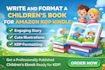 write children book for amazon kdp, children book formatting for kindle
