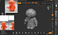 convert 2d image to 3d model, sculpt 3d model from image, stl file for printing