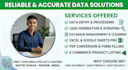 provide fast and accurate data entry and web research services