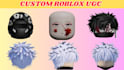 create custom roblox ugc, accessories and roblox cloth