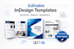 create reusable adobe indesign templates for brochures, reports and newsletters