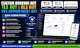 do custom booking bot,tls bot, bls bot, vfs appointment bot with admin, tls bot