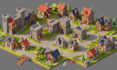 create low poly environment city pack top down building isometric game assets