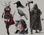 design fantasy horror and fantasy horror character
