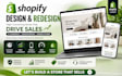design, redesign, clone shopify store and create a high converting website