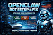 quickly fix install open claw nemoclaw mac mini bot vps server openclaw gateway