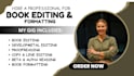do book editing, book proofreading, line copy editing for manuscript formatting