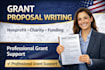 write nonprofit grant proposal and grant application