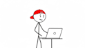 create animate monetizable 2d stick figure, ai stickman animation storytelling