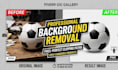 professionally remove backround from 20 images in 24 hours