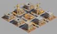 create custom 3d low poly design isometric environments game assets and scenes