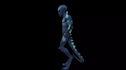 3d stylized alien character,humanoid creature,ue5 skeletal rig,monster figure