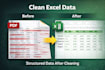 convert PDF to excel with clean structured data
