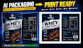 quickly edit, resize or redesign ai packaging or label into print ready