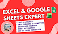 create automated excel and google sheets dashboards