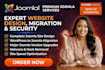 design joomla website wordpress migration upgrade joomla and malware removal