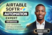 do airtable automation airtable database crm softr webapp make com expert
