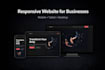 a modern responsive landing page