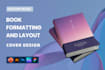 design book cover and one pager summary pitch