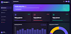 modern responsive website with dashboard and UI design