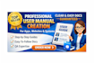 create a professional user manual